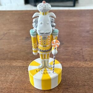 Beekman 1802 Whimsical Yellow and White Goat Figurine